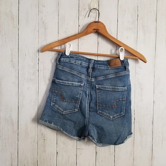 AE Ne(x)t Level Curvy Denim Shortie Short - Picture 3 of 6
